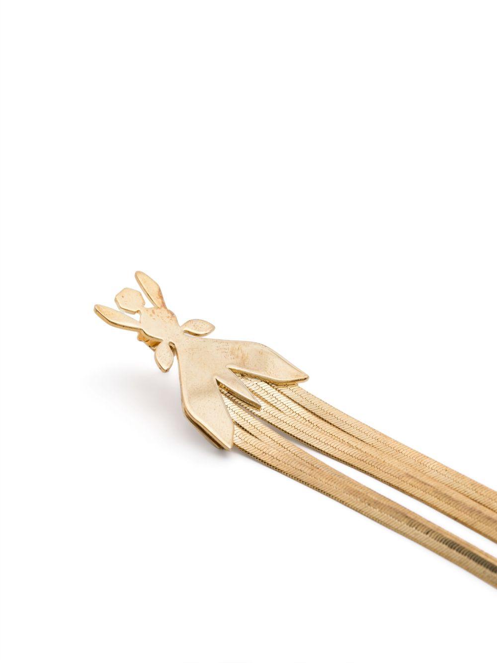 Fly-motif drop earrings Product Image