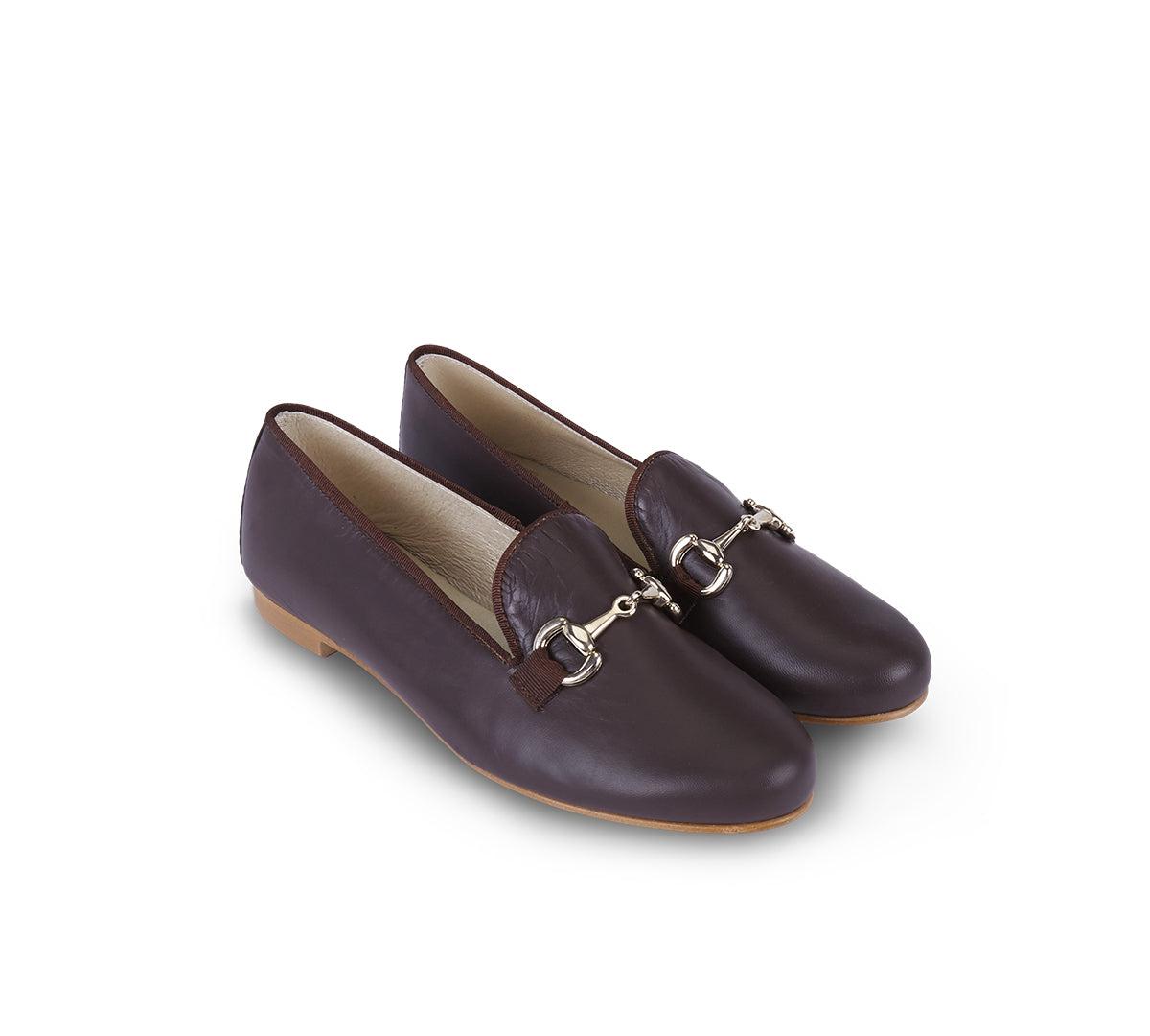 Chocolate Loafer with Chain Product Image