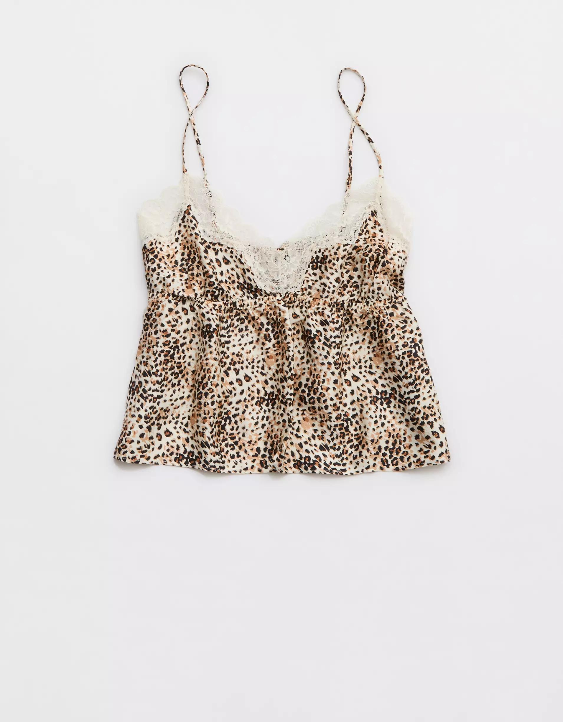 Aerie Off-Duty Satin Flirty Tank Product Image