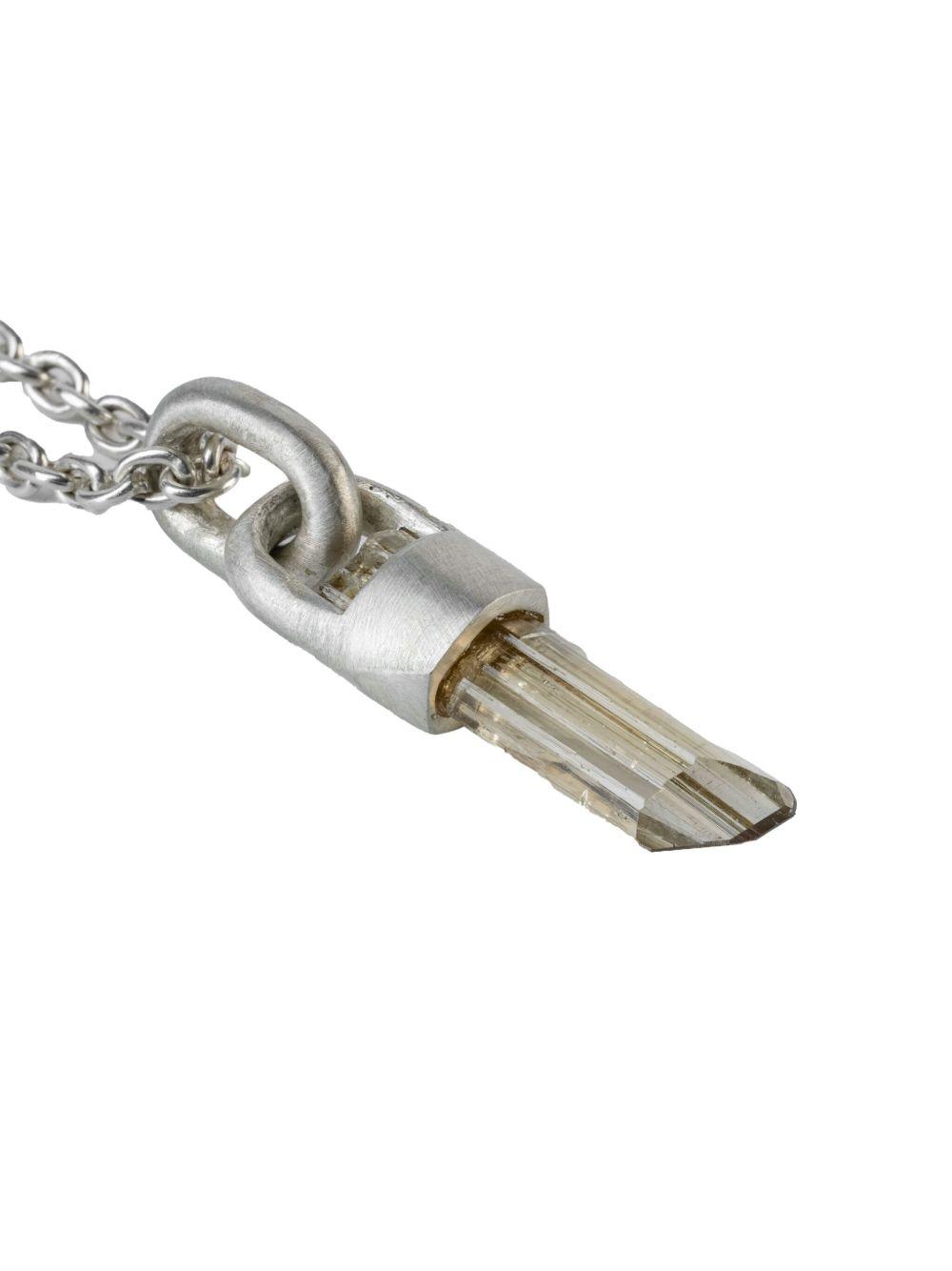 sterling-silver Talisman elbaite necklace Product Image