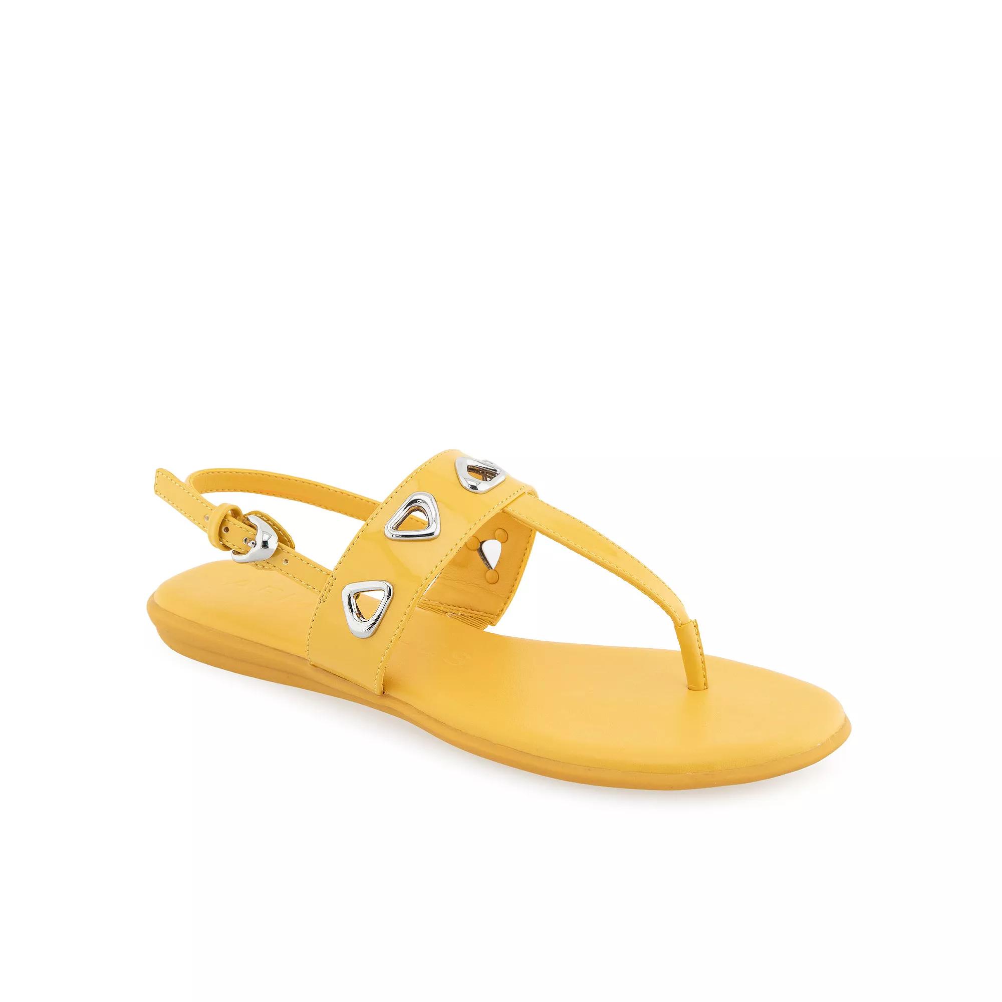 Aerosoles Iago Women's Slingback Thong Sandals, Size: 11 Medium, Yellow Product Image