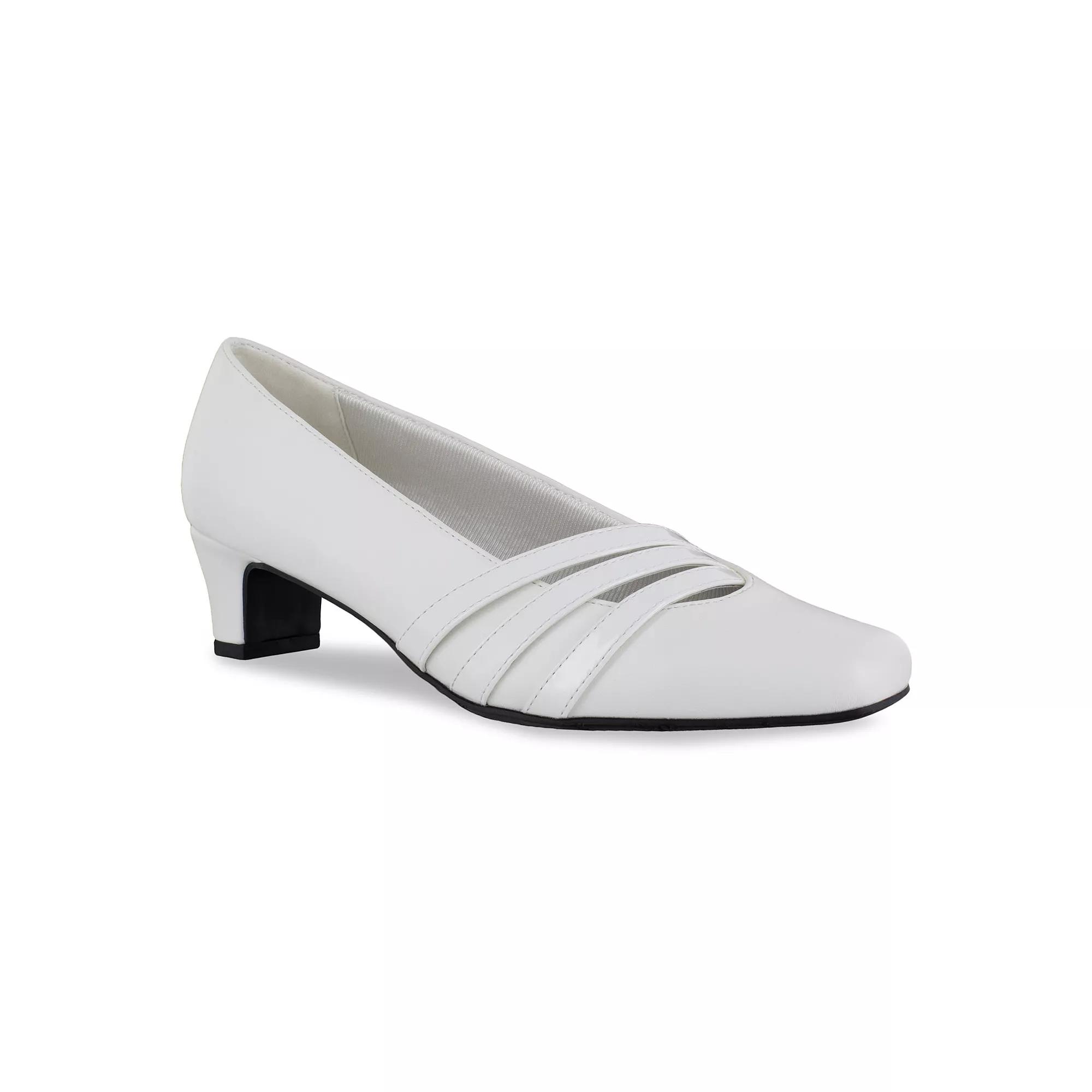 Easy Street Entice Women's Square Toe Pumps, Size: 8.5, White Product Image