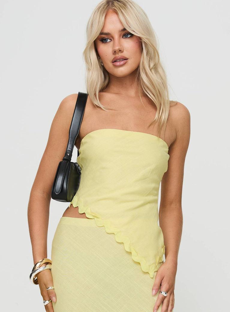 Silvershore Maxi Skirt Yellow Product Image