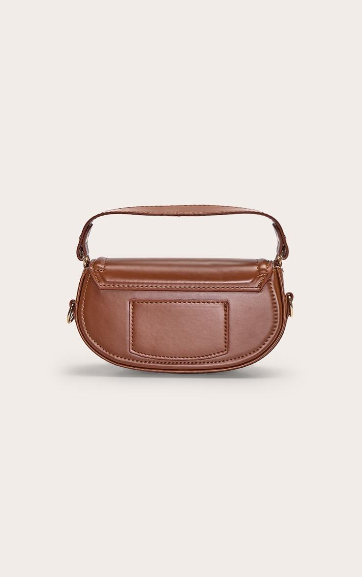 Tan Mini Round Cross Body Bag Product Image