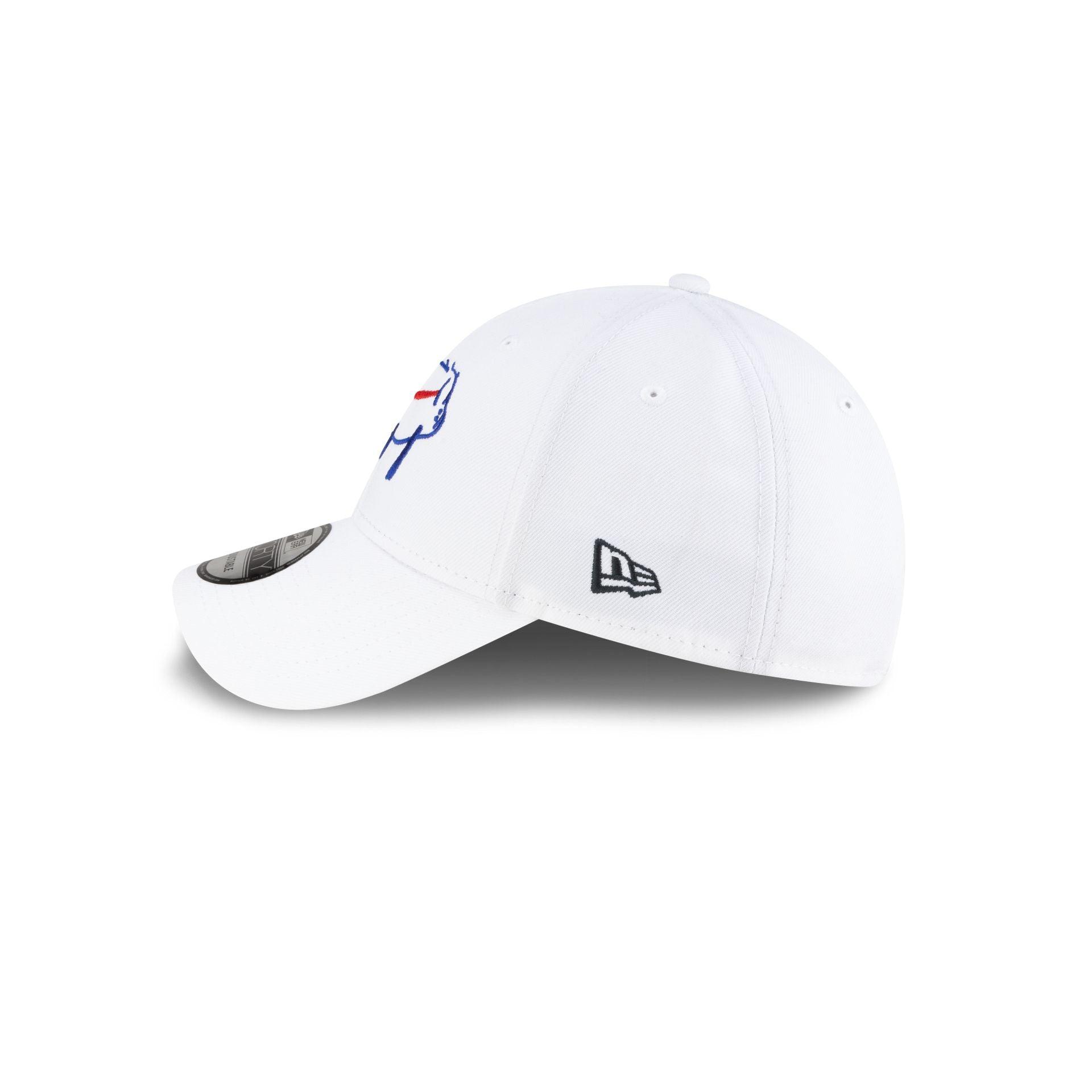 Buffalo Bills Billustration White 9FORTY Adjustable Hat Male Product Image