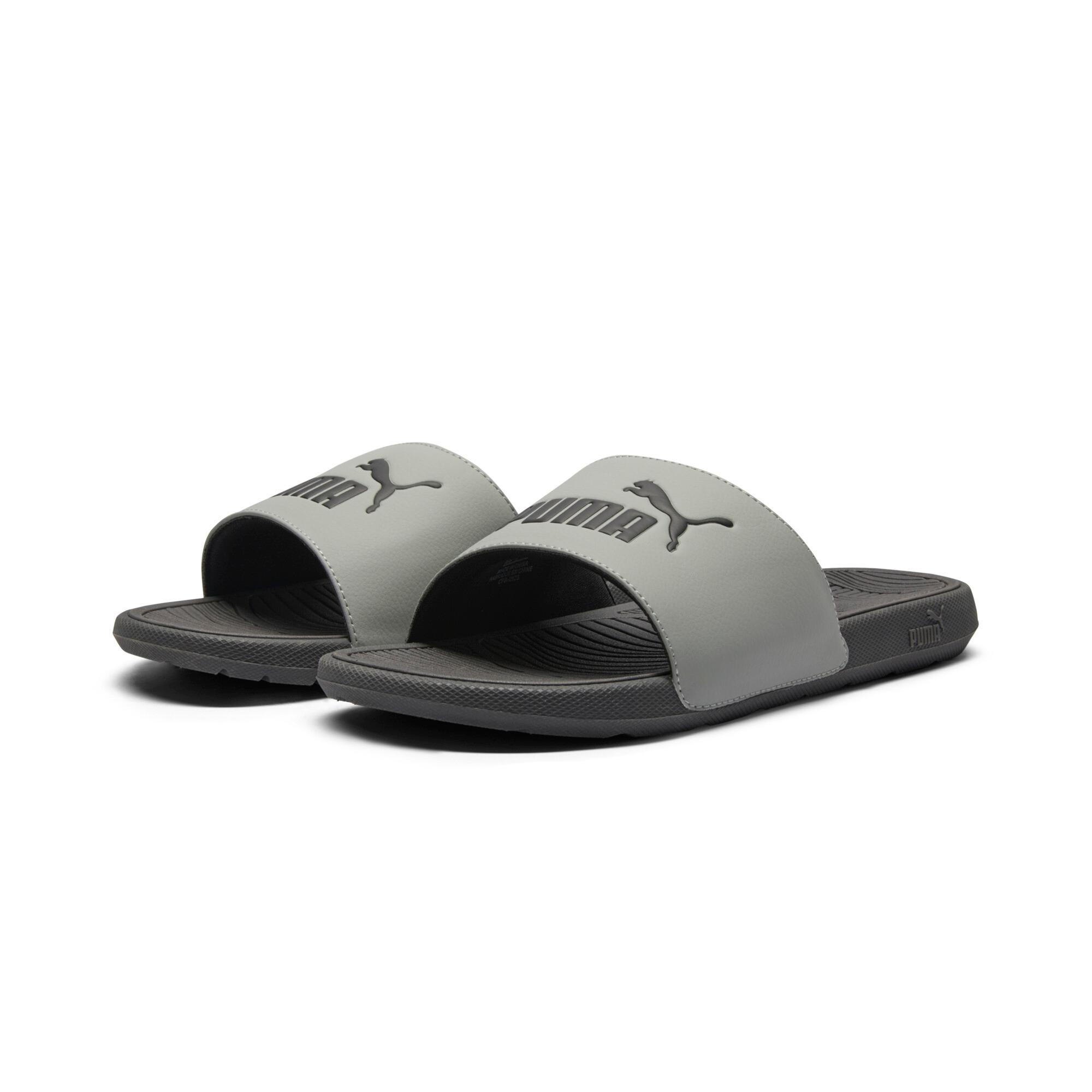 PUMA Cool Cat 2.0 Men's Slides in Grey Product Image