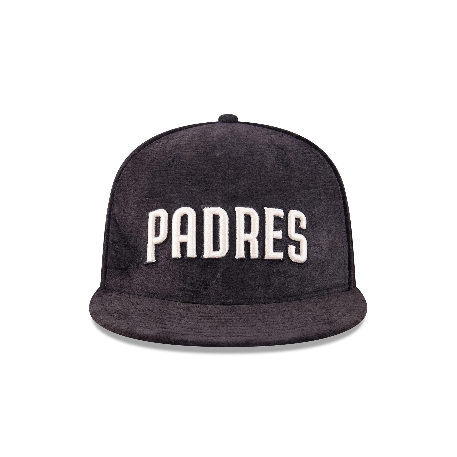 San Diego Padres Black Velvet 59FIFTY Fitted Hat Male Product Image