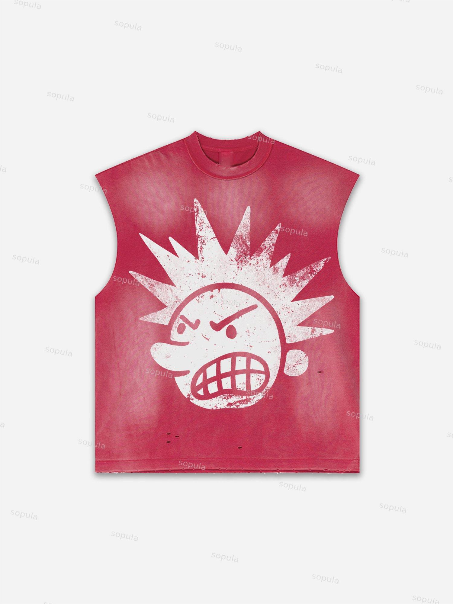 Men's Washed Boxer Boys Graphic Print Tank Top Product Image