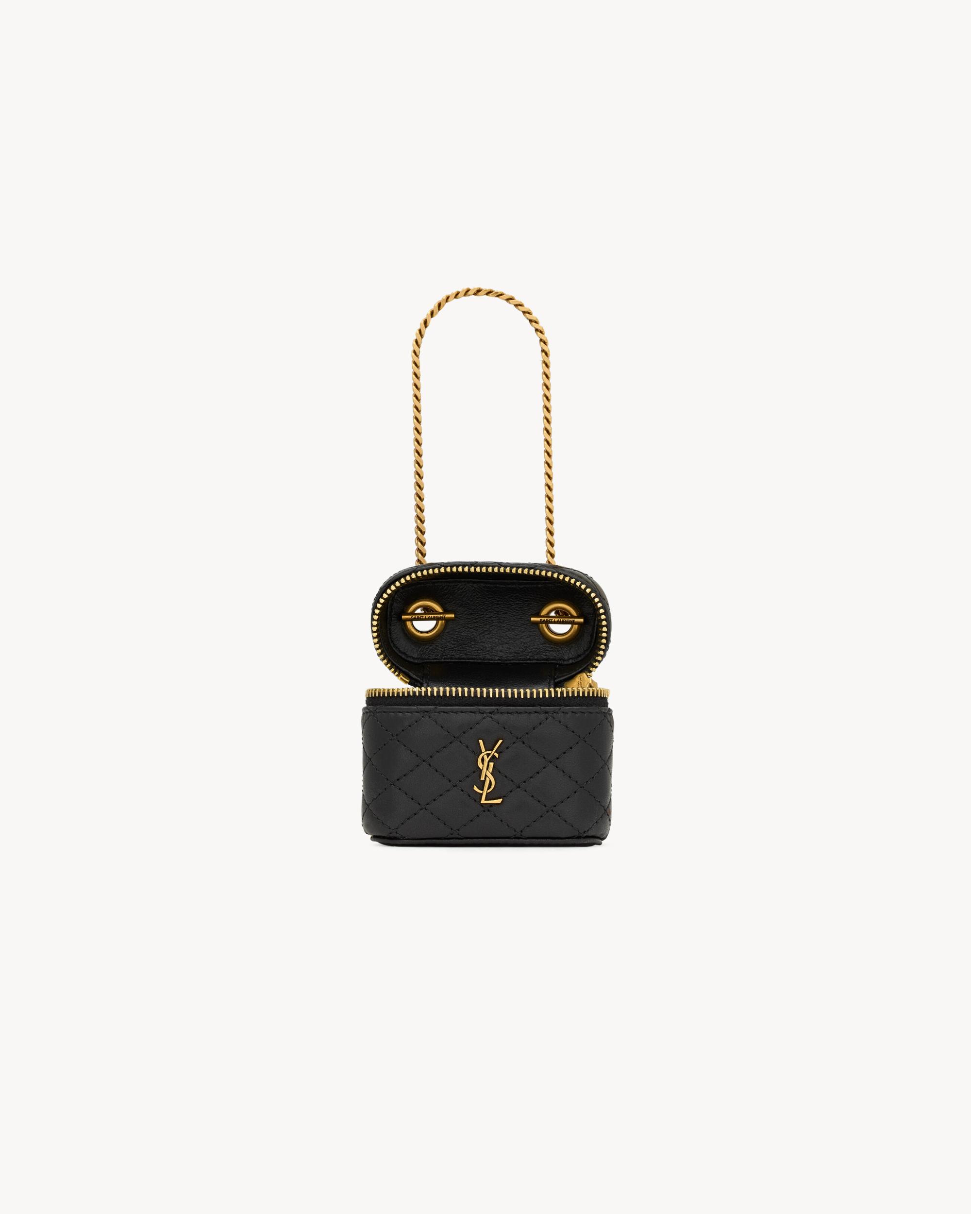 GABY vanity bag charm in lambskin Product Image