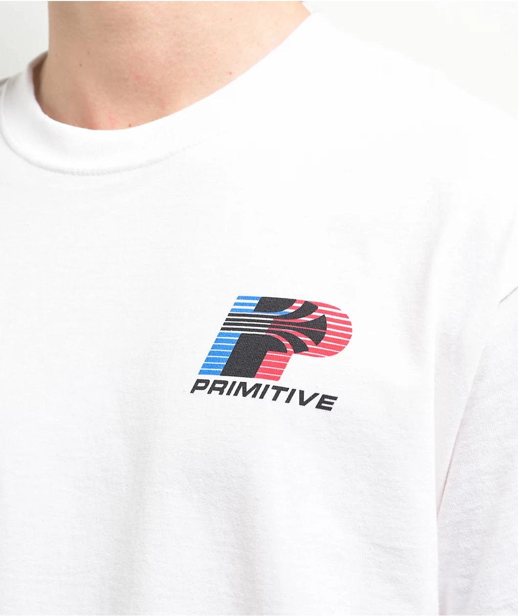 Primitive First Class White T-Shirt Product Image