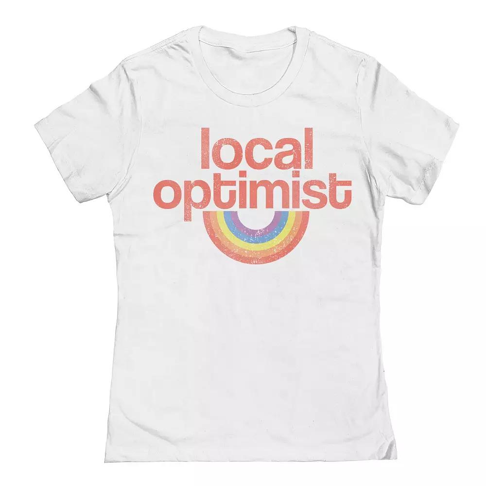 Junior's Grayson Threads The Label Local Optimist Pride Graphic Tee, Women's, Size: XXL, White Product Image