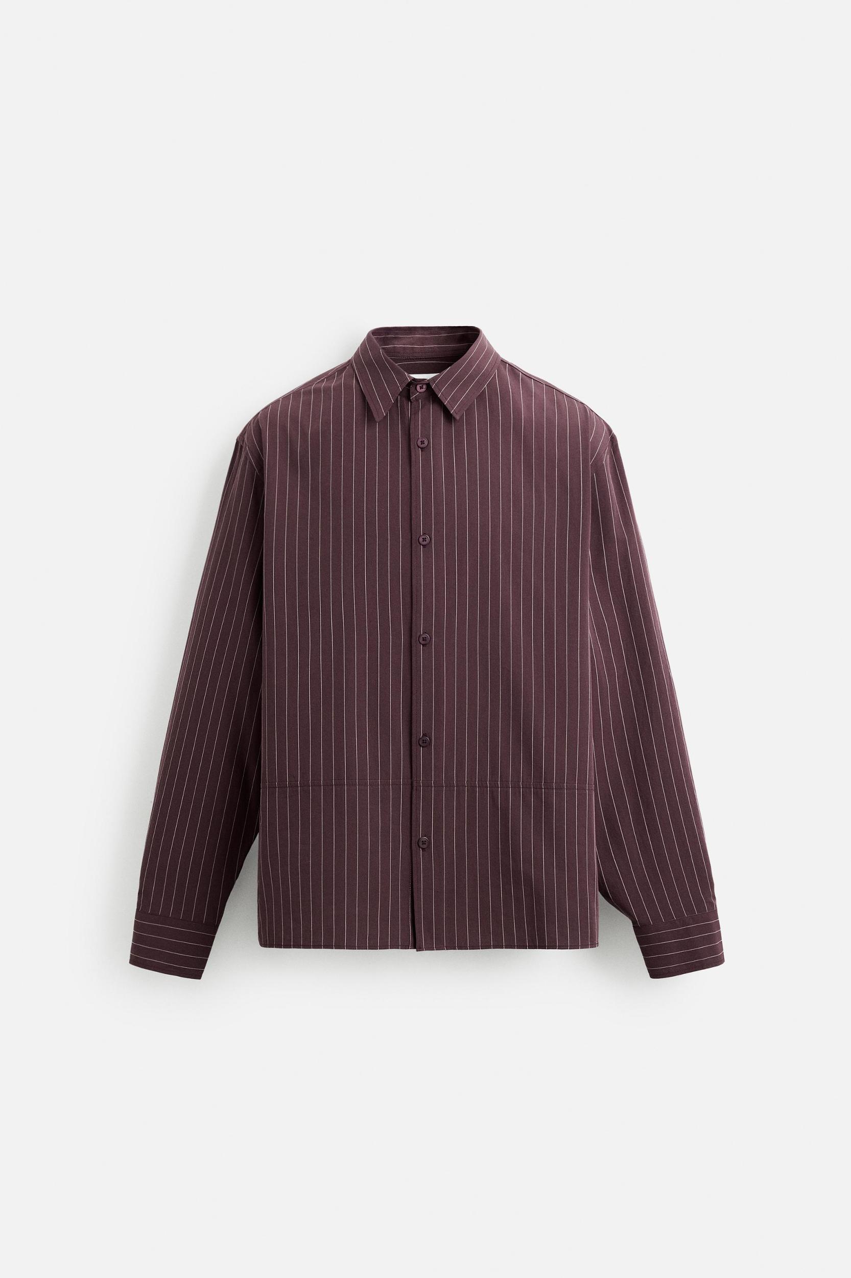 STRIPED COTTON SHIRT Product Image
