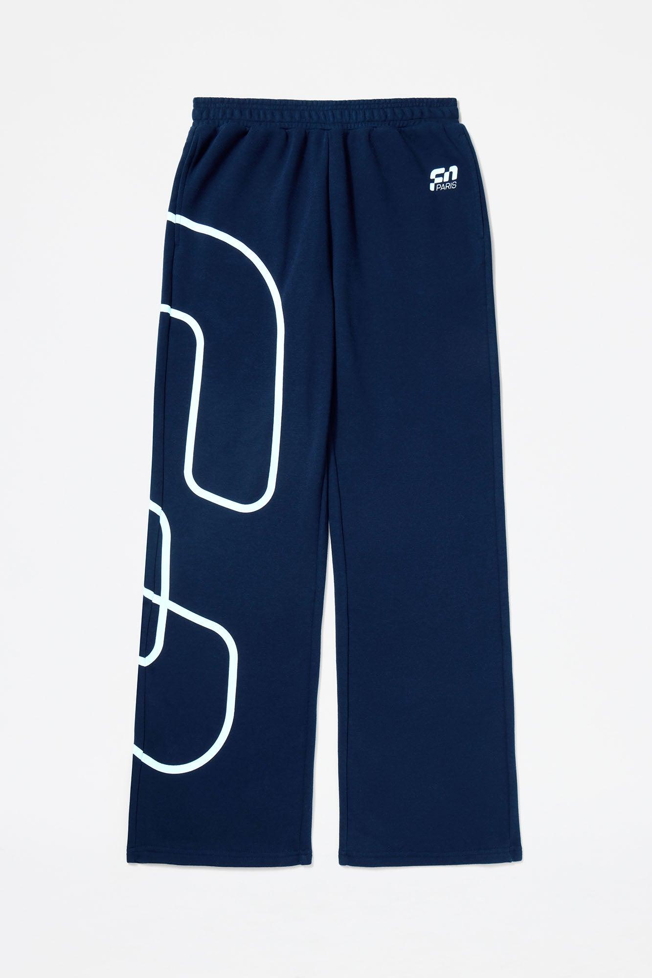 FN Paris Straight Leg Sweatpant - Navy Product Image