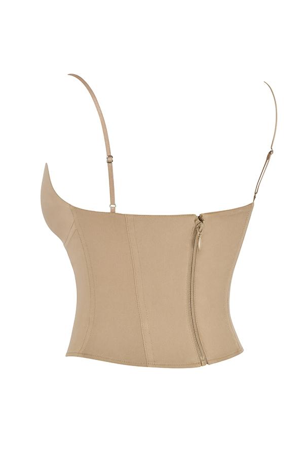Flavia  beige sculpting corset Product Image