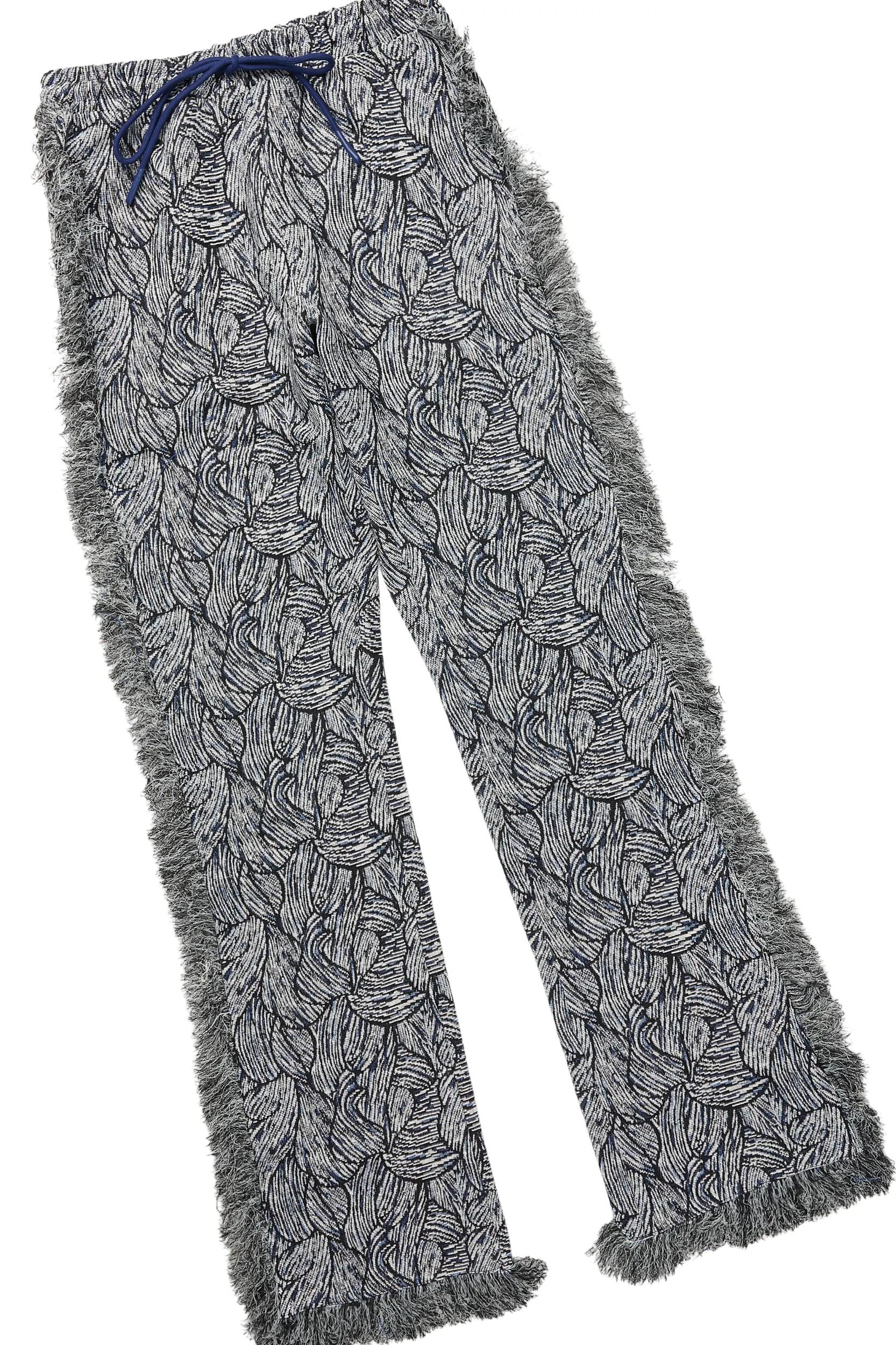 Lorika White/Navy T-Shirt & Pant Set Female Product Image