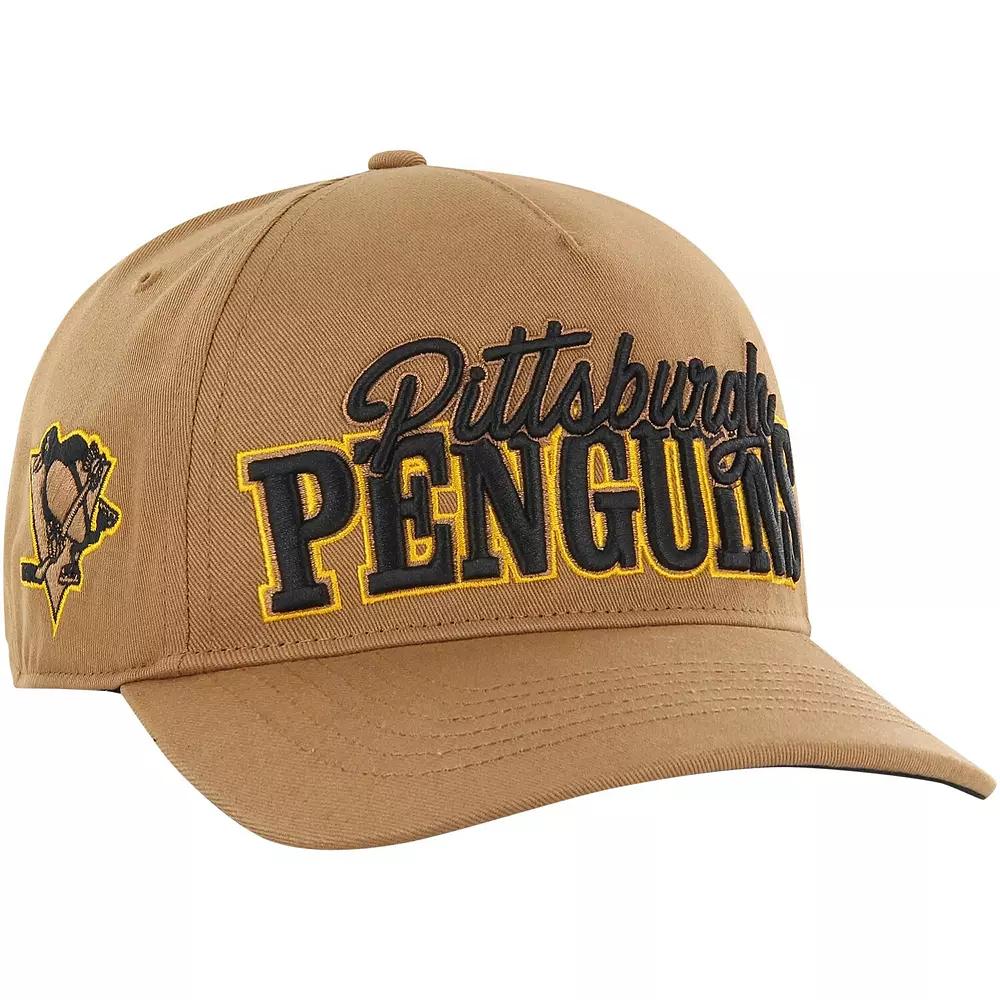 Men's '47 Tan Pittsburgh Penguins Barnes Hitch Adjustable Hat, Team Product Image