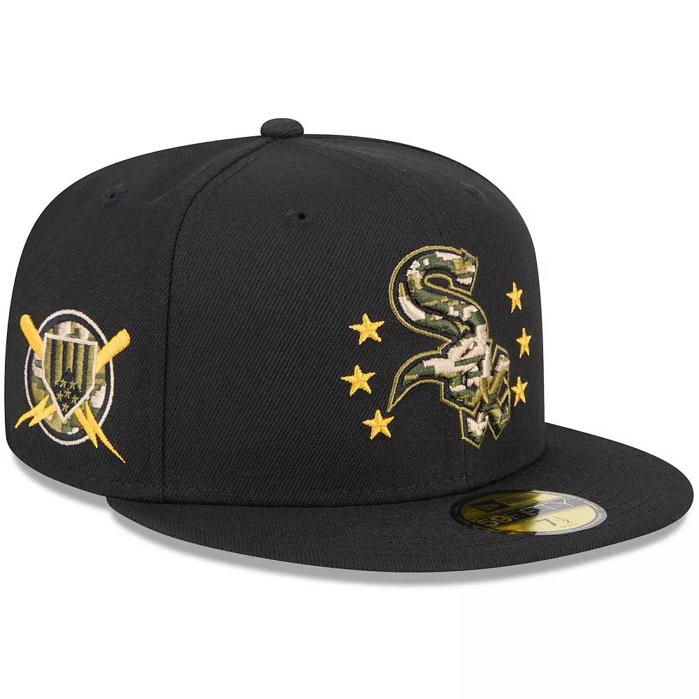 Men's New Era Black Chicago White Sox 2024 Armed Forces Day On-Field 59FIFTY Fitted Hat,  Product Image