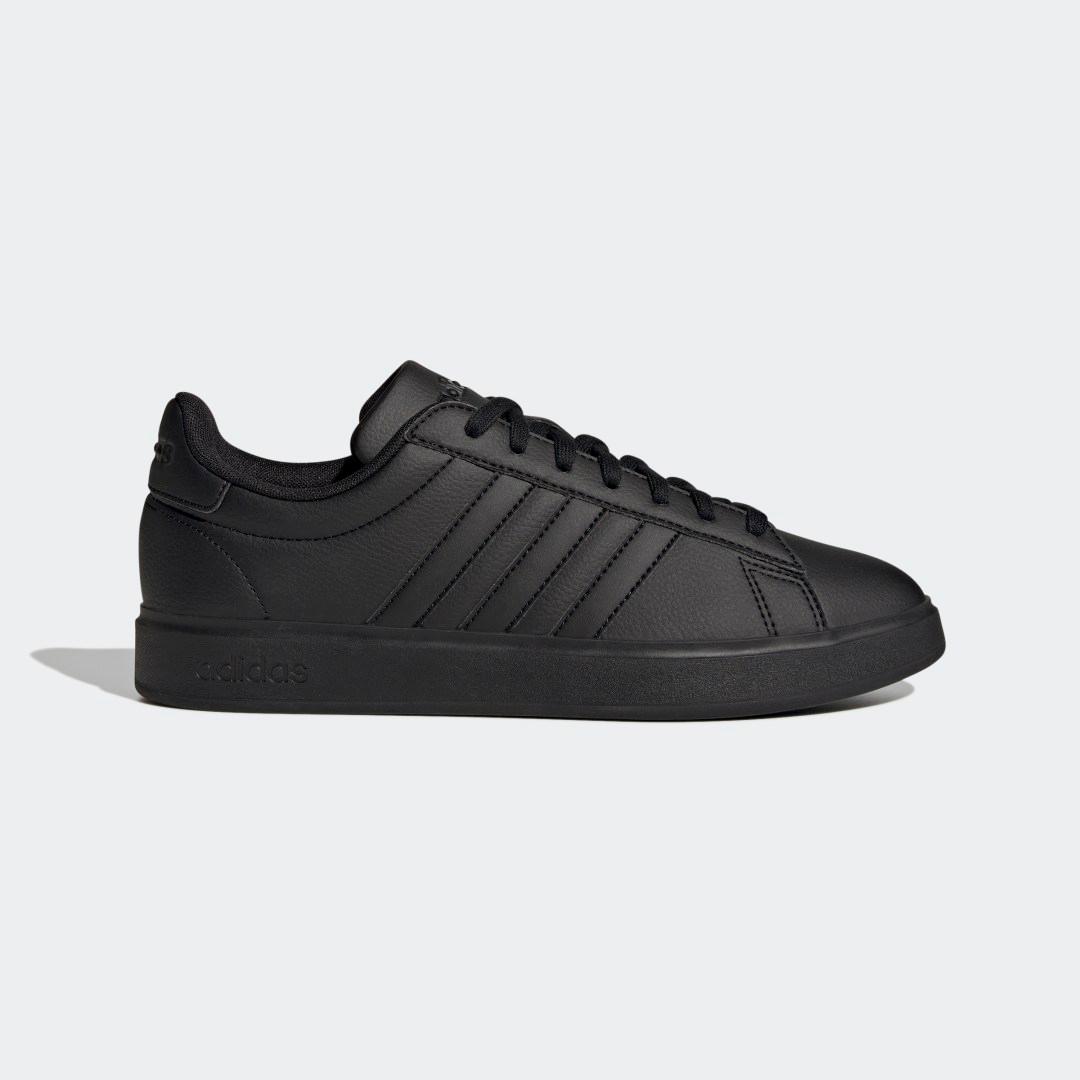 adidas Grand Court Shoes Core Black 6.5 Mens Product Image