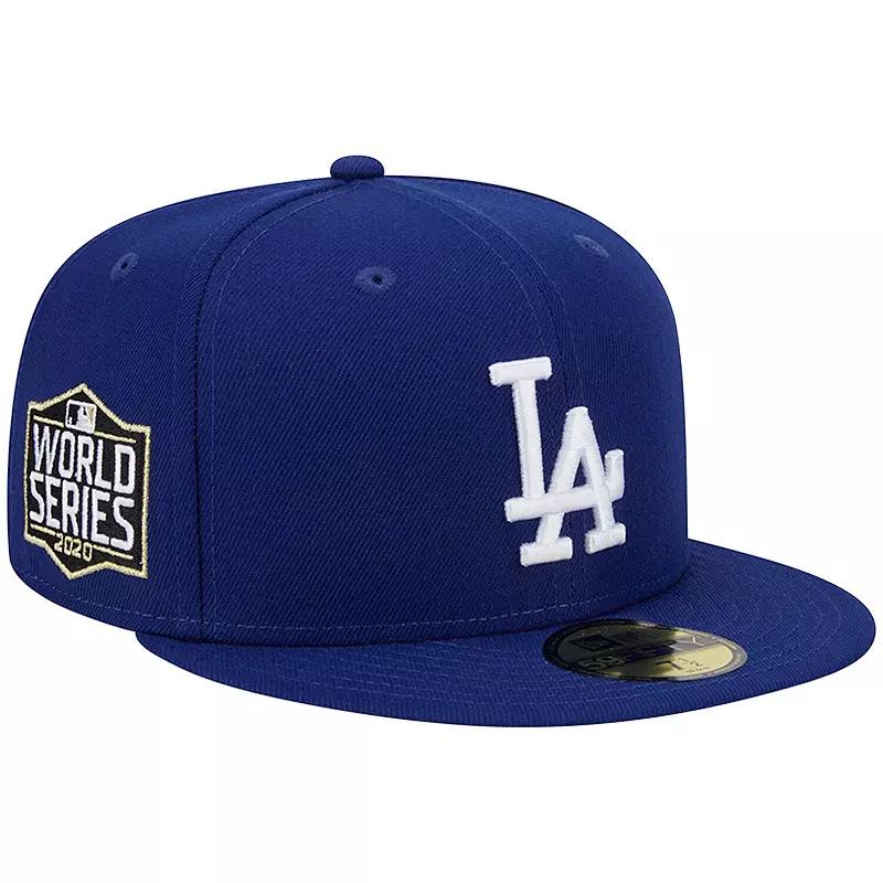 Men's New Era Royal Los Angeles Dodgers 2020 World Series Team Color 59FIFTY Fitted Hat,  Product Image