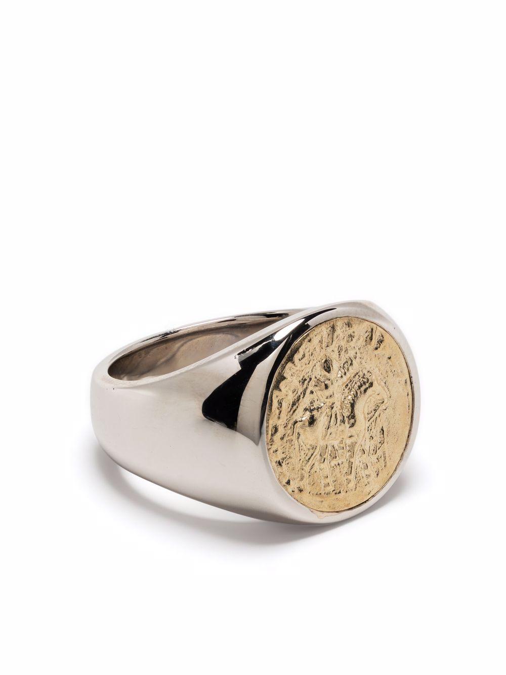coin signet ring Product Image