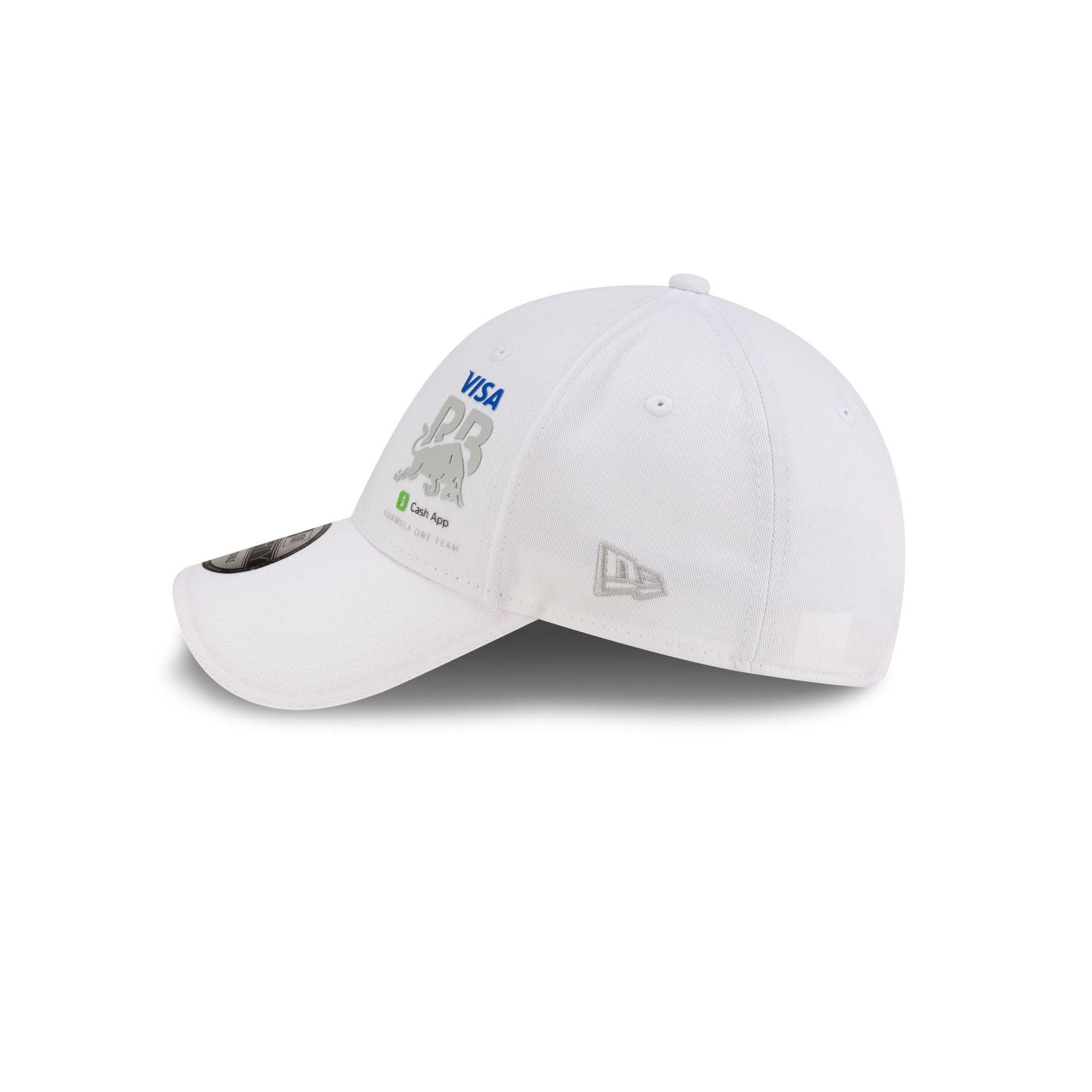 Visa Cash App Racing Bulls Flawless White 9FORTY Adjustable Hat Male Product Image
