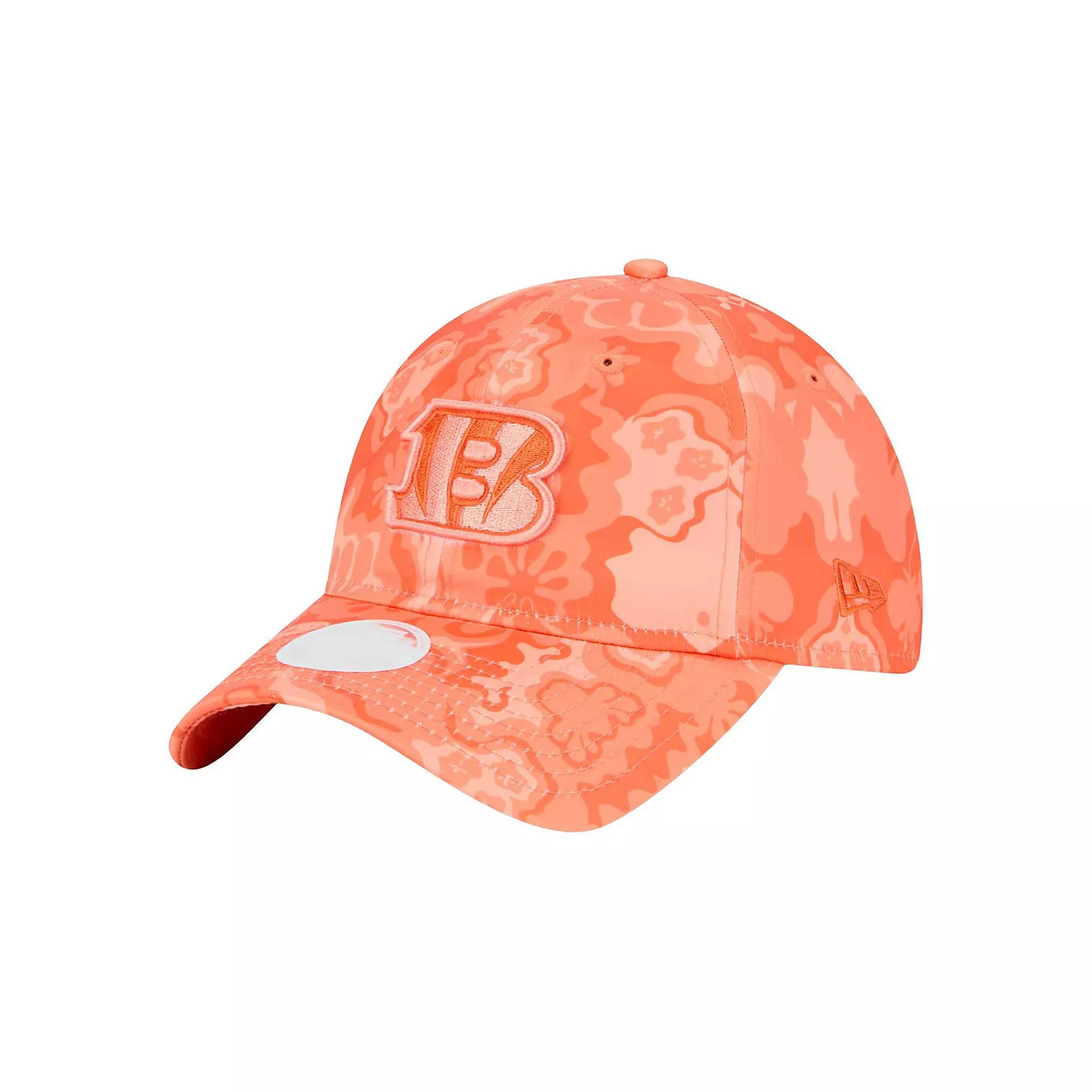 Women's New Era Orange Cincinnati Bengals Trippy 9TWENTY Adjustable Hat Product Image