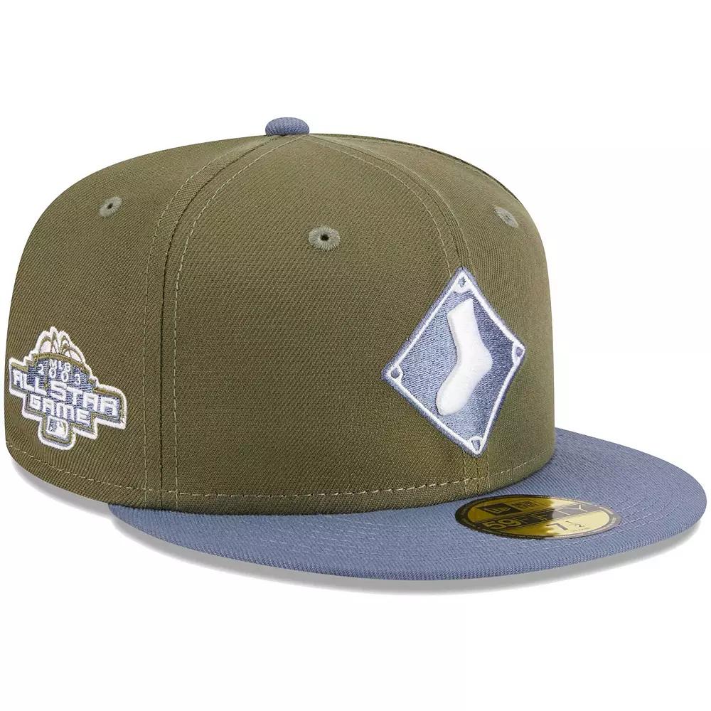 Men's New Era Olive/Blue Chicago White Sox 59FIFTY Fitted Hat,  Product Image
