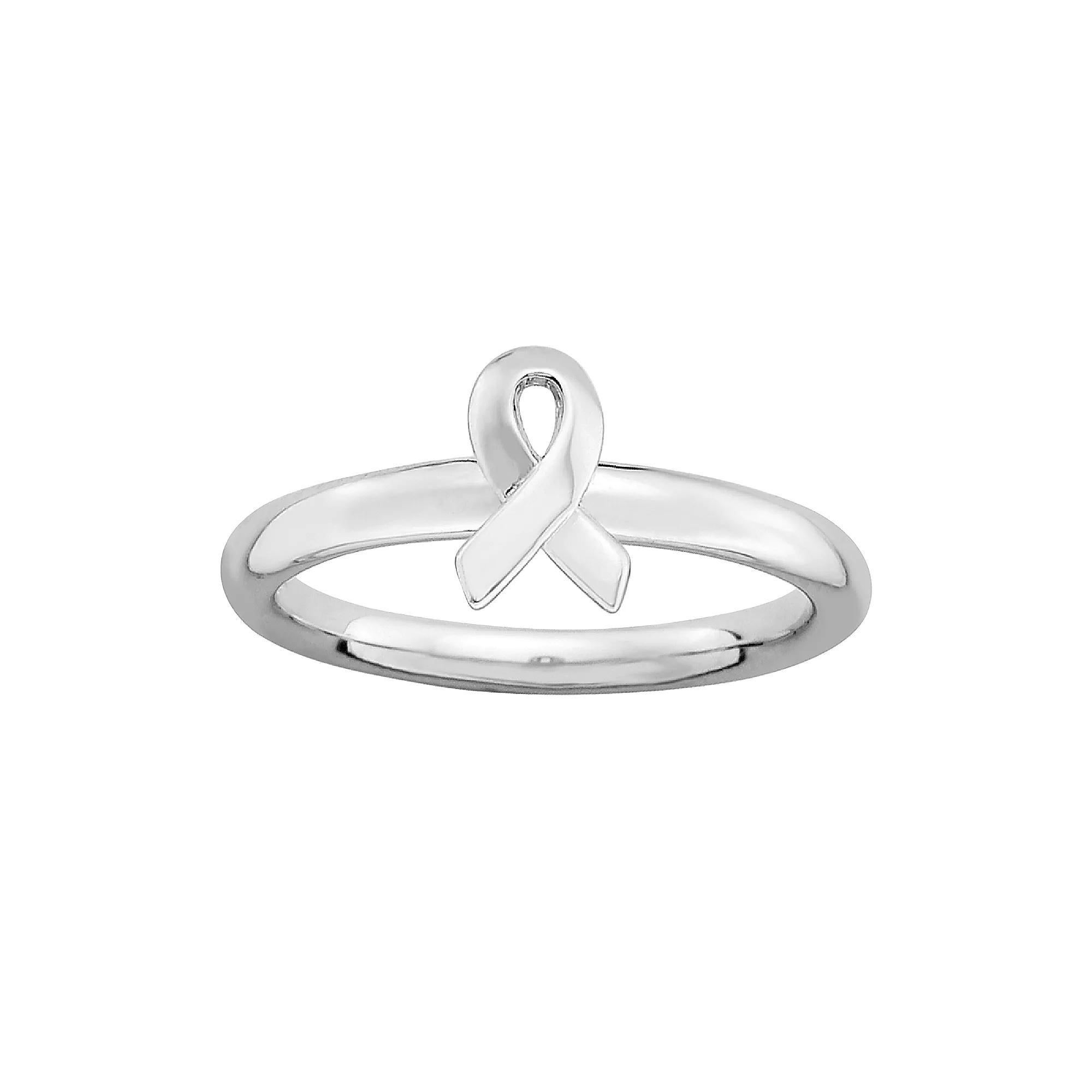 Stacks & Stones Sterling Silver Ribbon Stack Ring, Women's, Size: 8 Product Image