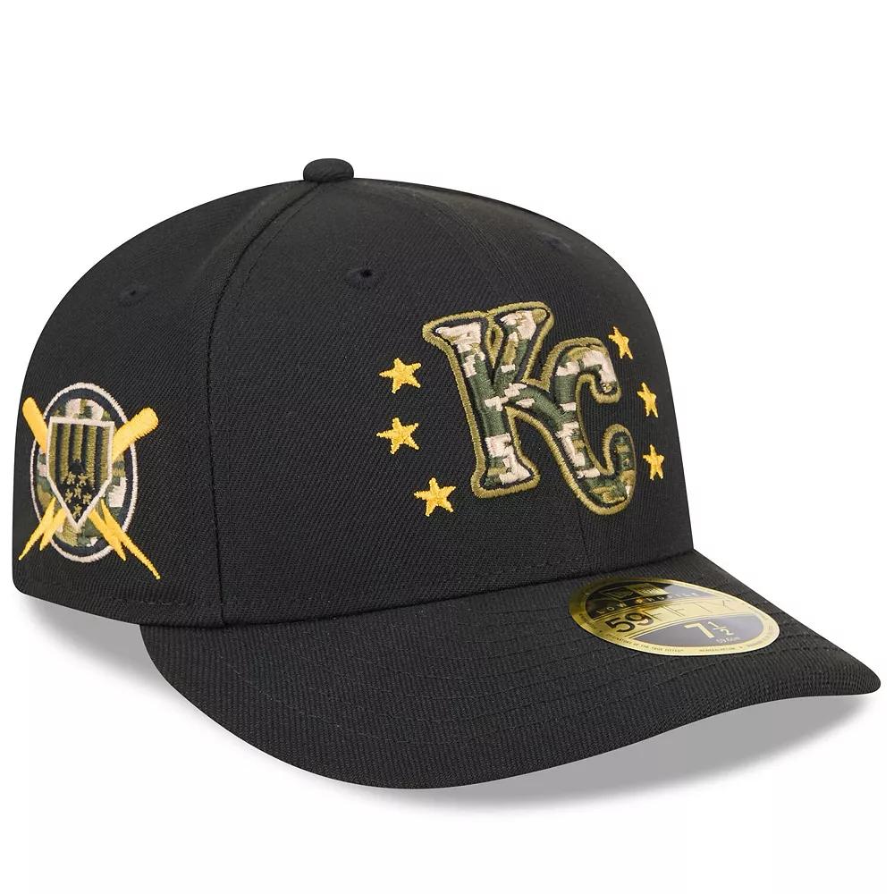 Men's New Era Black Tampa Bay Rays 2024 Armed Forces Day Low Profile 59FIFTY Fitted Hat,  Product Image