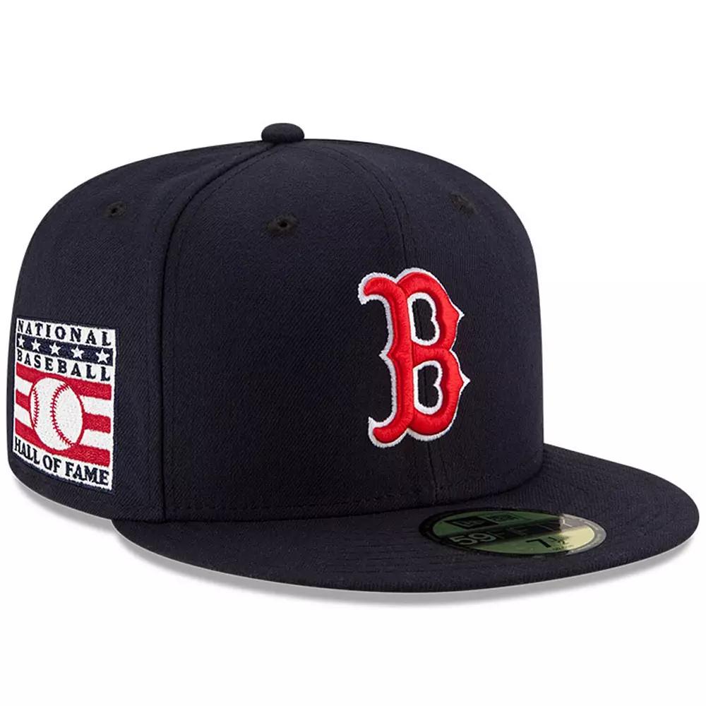 Men's New Era Navy Boston Red Sox National Baseball Hall of Fame 59FIFTY Fitted Hat, Size: 6 7/8, Blue Product Image