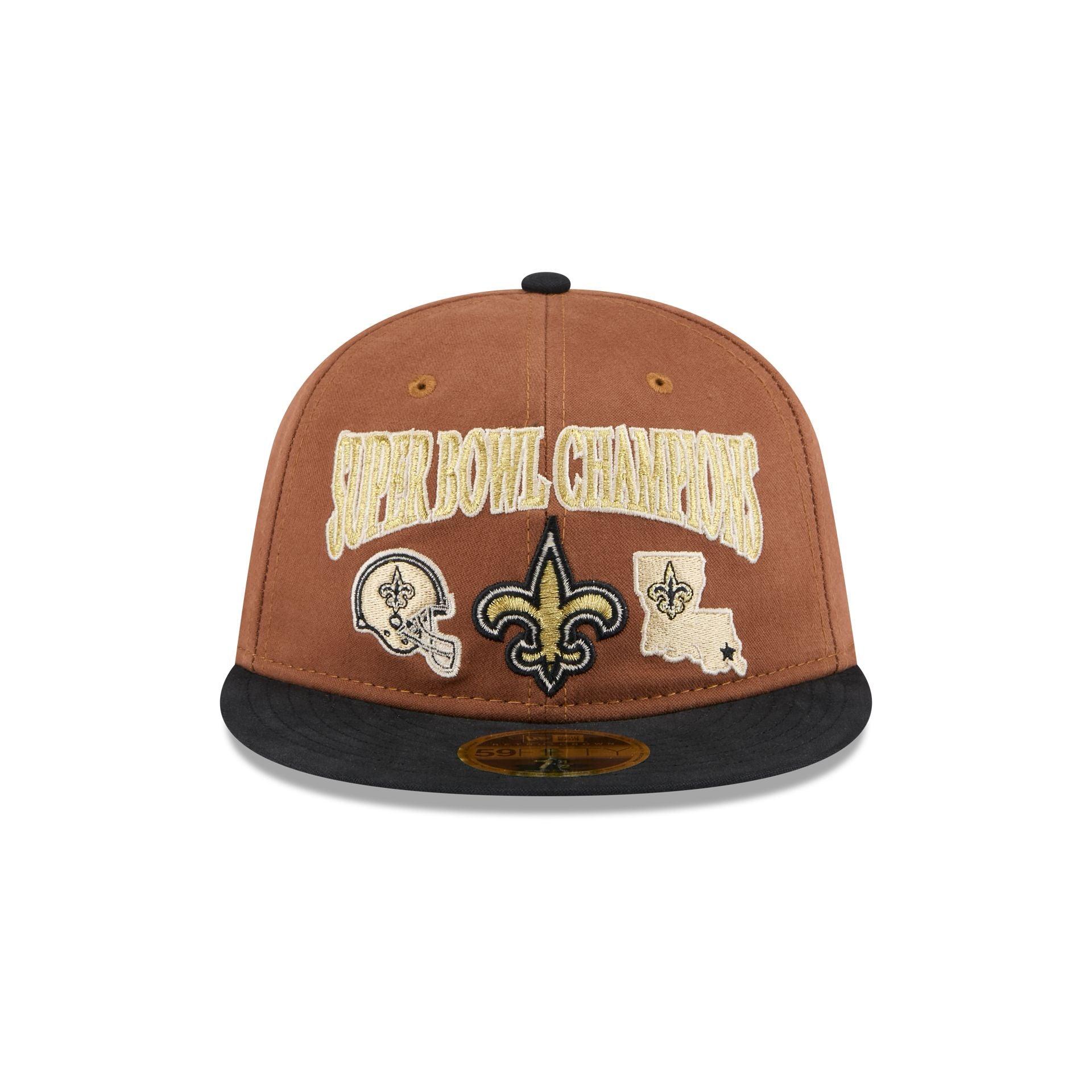 New Orleans Saints Champions Retro Crown 59FIFTY Fitted Hat Male Product Image