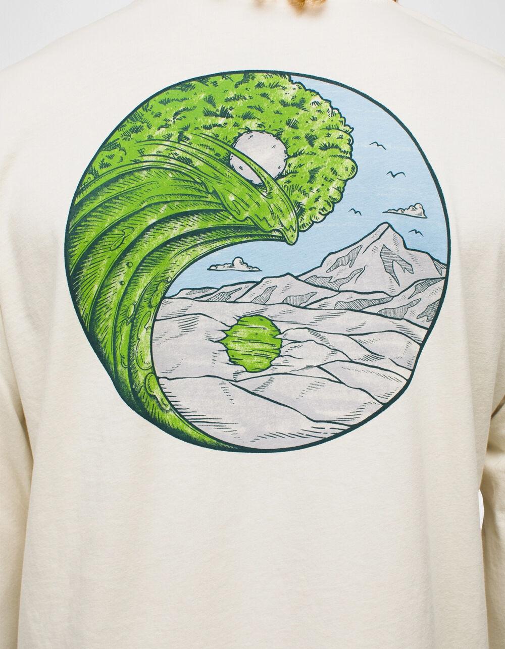 PRANA Heritage Graphic Mens Long Sleeve Tee - CREAM Product Image