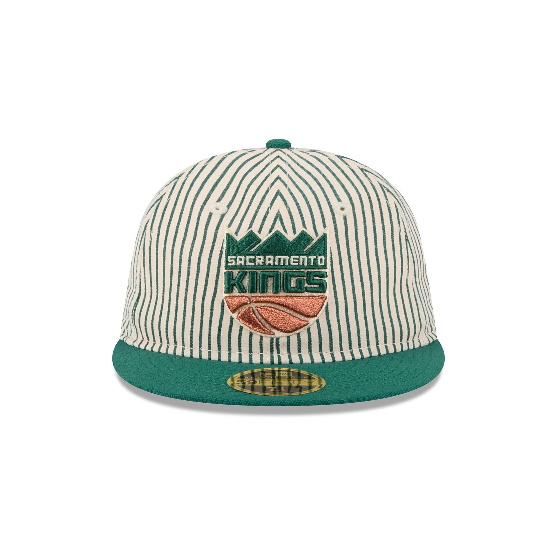 Just Caps Seersucker Sacramento Kings Retro Crown 59FIFTY Fitted Hat Male Product Image
