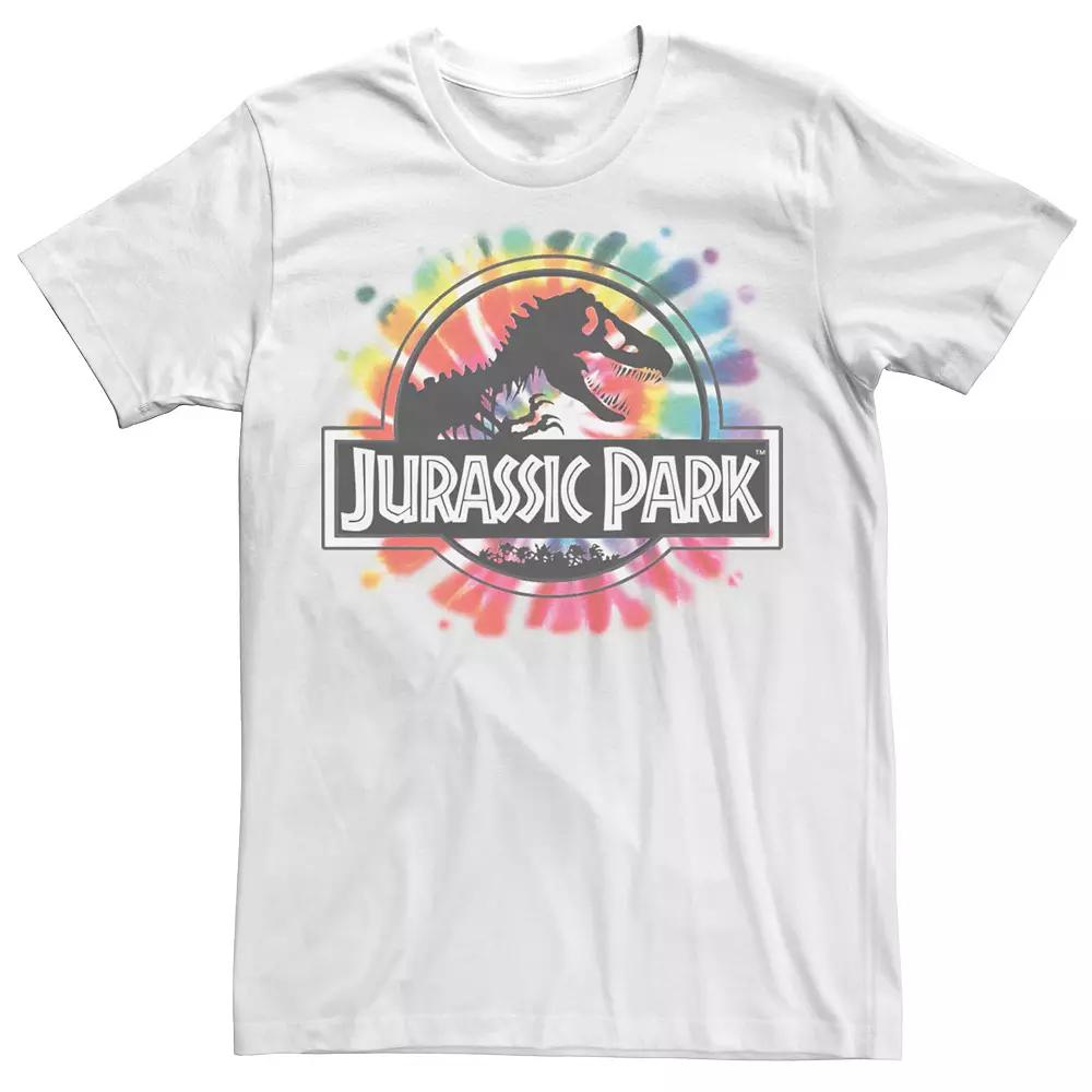 Men's Jurassic Park Classic Logo Tie-Dye Tee,  Product Image
