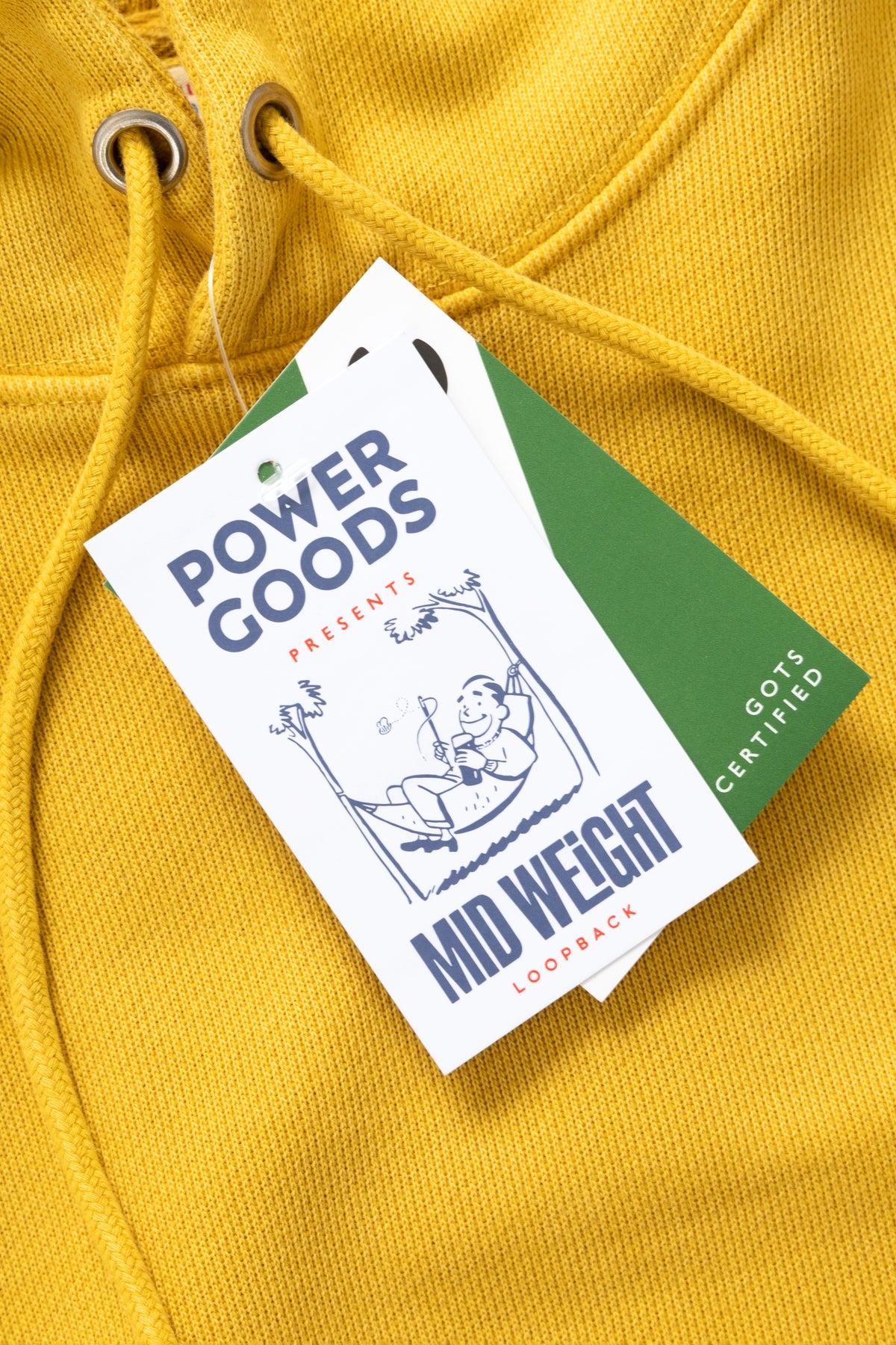 Power Goods - Loopback Hoodie - Sunflower Product Image