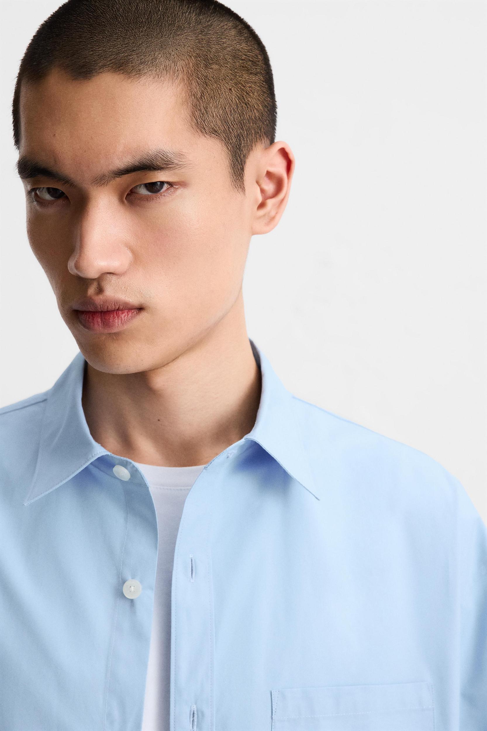 POPLIN POCKET SHIRT Product Image