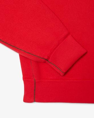 Moss Stitch Cotton Sweater Product Image