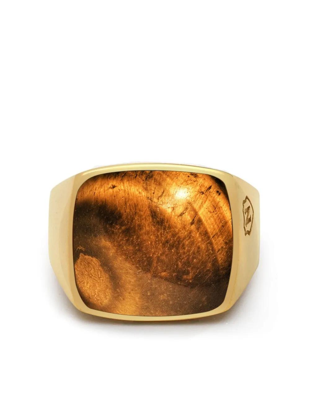 gemstone-detail signet ring Product Image
