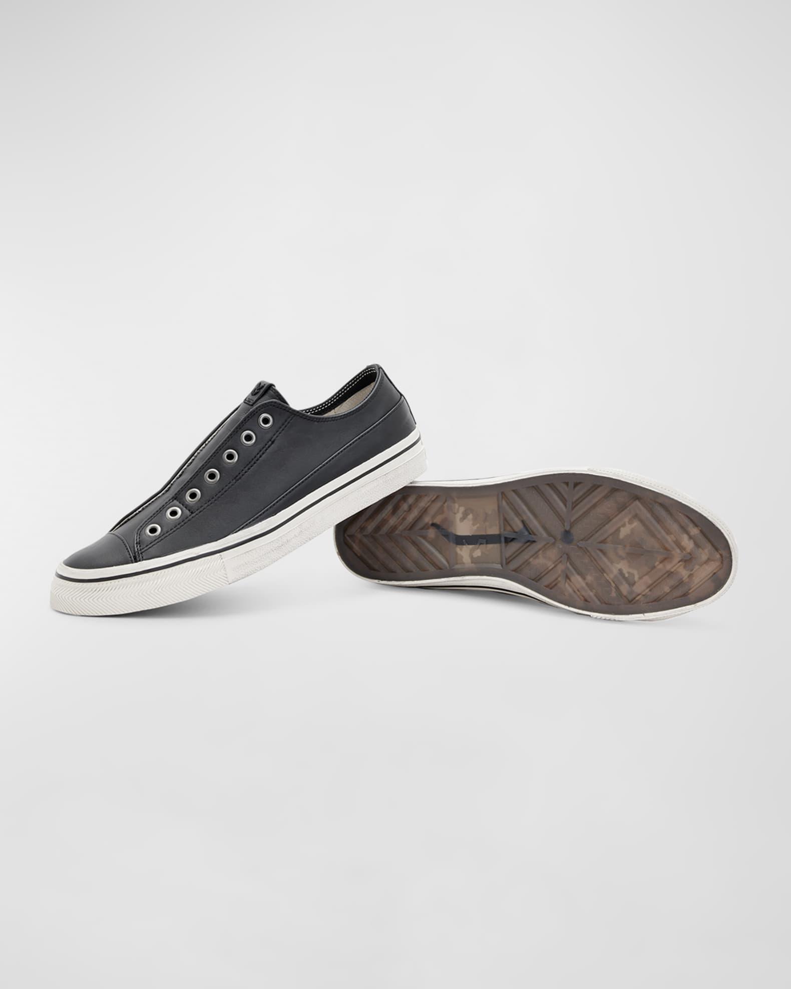 Men's Vulc Laceless Low Top Leather Shoes  Product Image