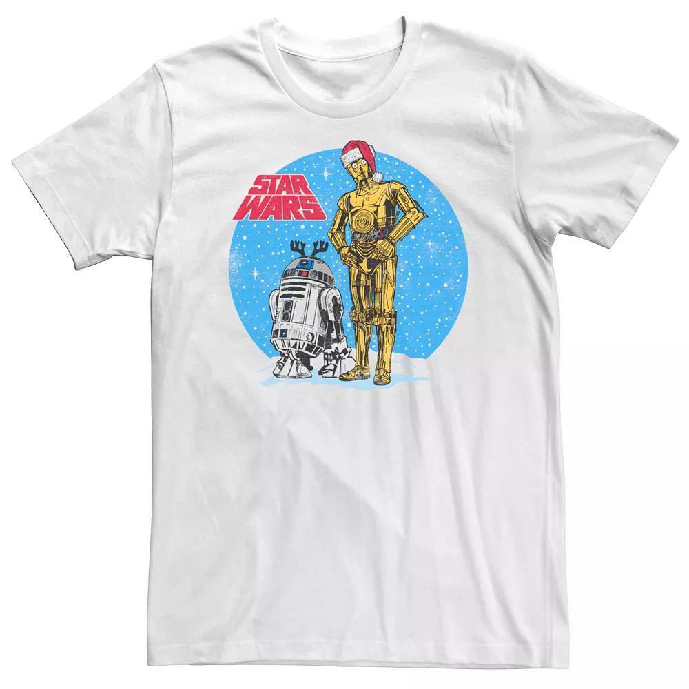 Men's Star Wars R2-D2 & C-3PO Retro Christmas Costumes Tee,  Product Image
