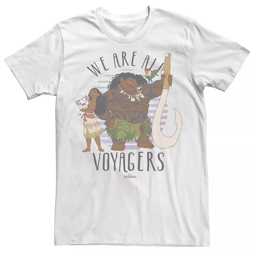 Disney's Moana Pua Maui Hei Hei We Are All Voyagers Men's Tee,  Product Image
