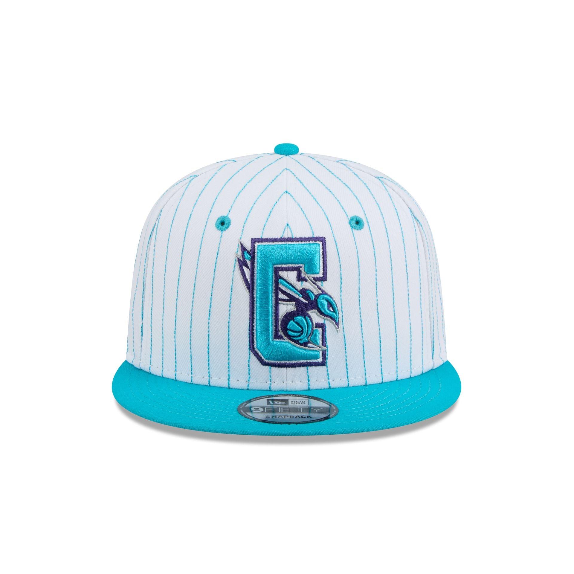 Charlotte Hornets Deceptor Pinstripe 9FIFTY Snapback Hat Male Product Image
