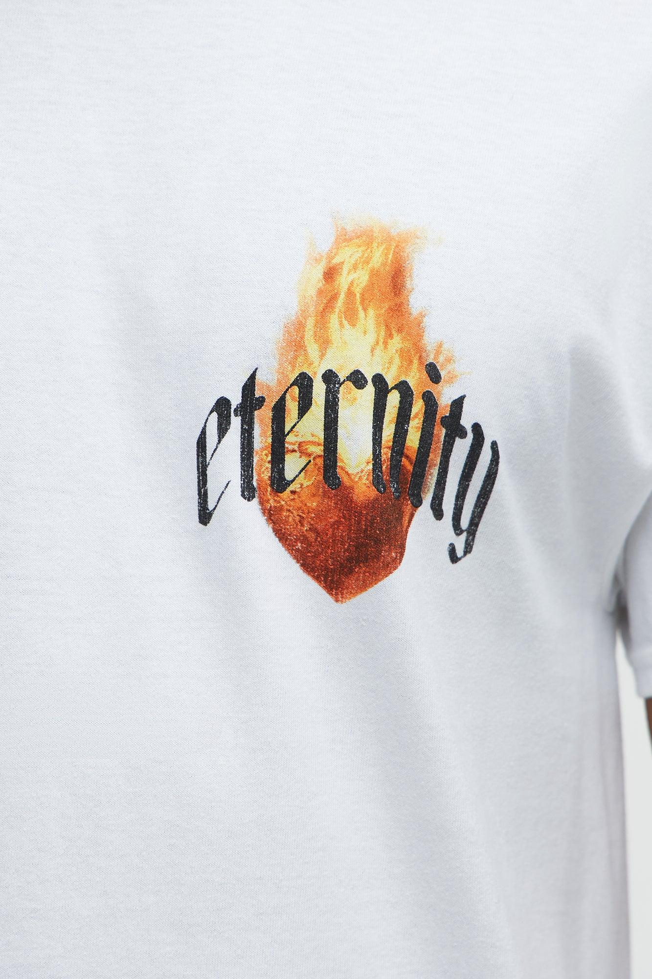 Eternal Heart Short Sleeve Tee - White Male Product Image