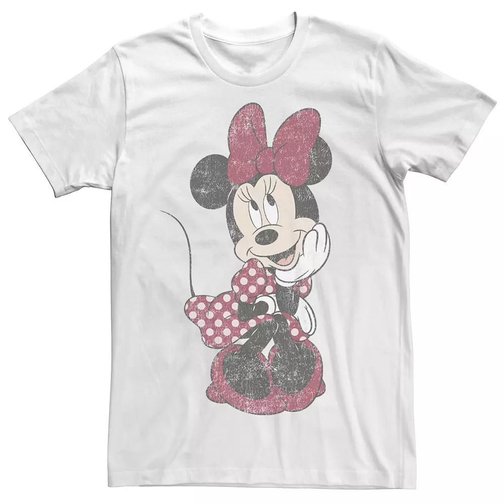 Disney's Mickey And Friends Minnie Mouse Men's Shy Vintage Tee,  Product Image