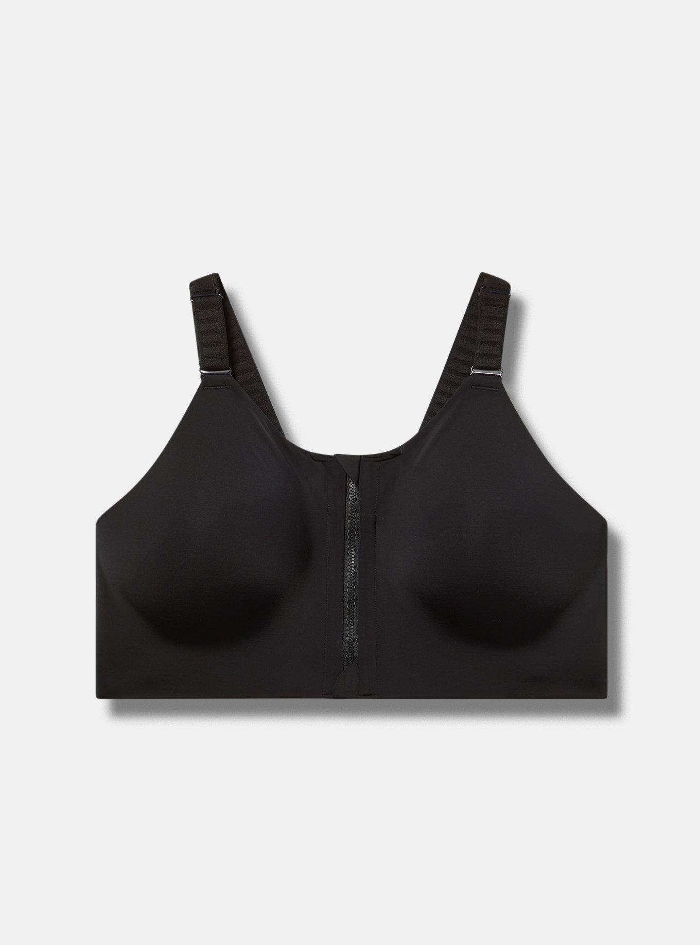 Wire-Free Hi-Impact Zip-Front Sports Bra Product Image