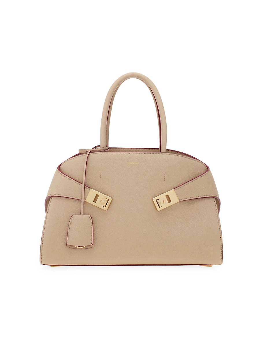Hug Small Leather Top-Handle Bag Product Image