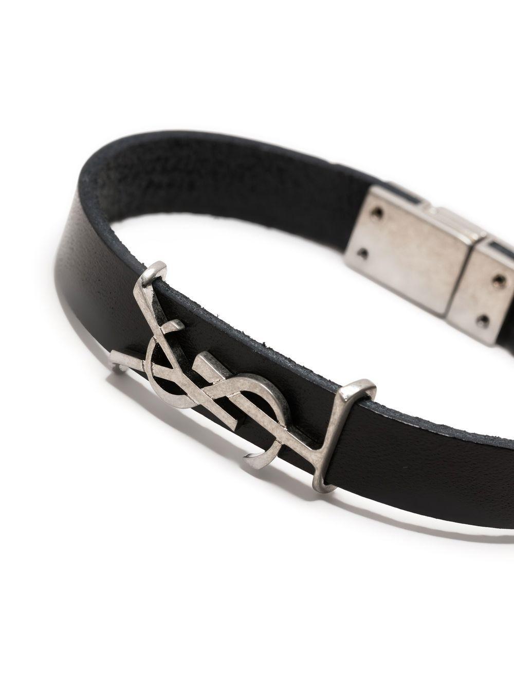 leather logo bracelet  Product Image