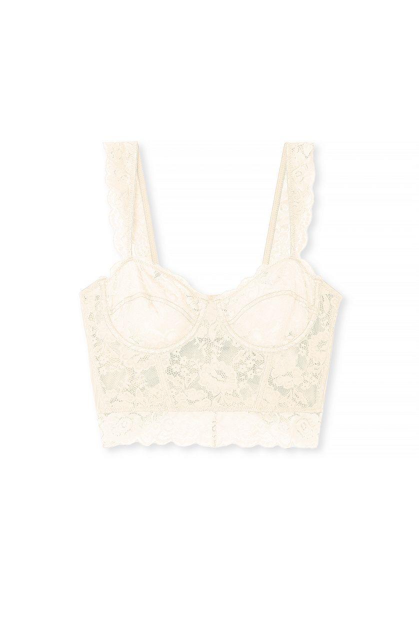 Wide Strap Lace Cup Corset Product Image