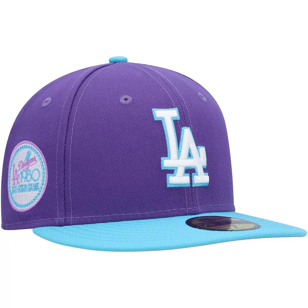 Men's New Era Purple Los Angeles Dodgers Vice 59FIFTY Fitted Hat,  Product Image