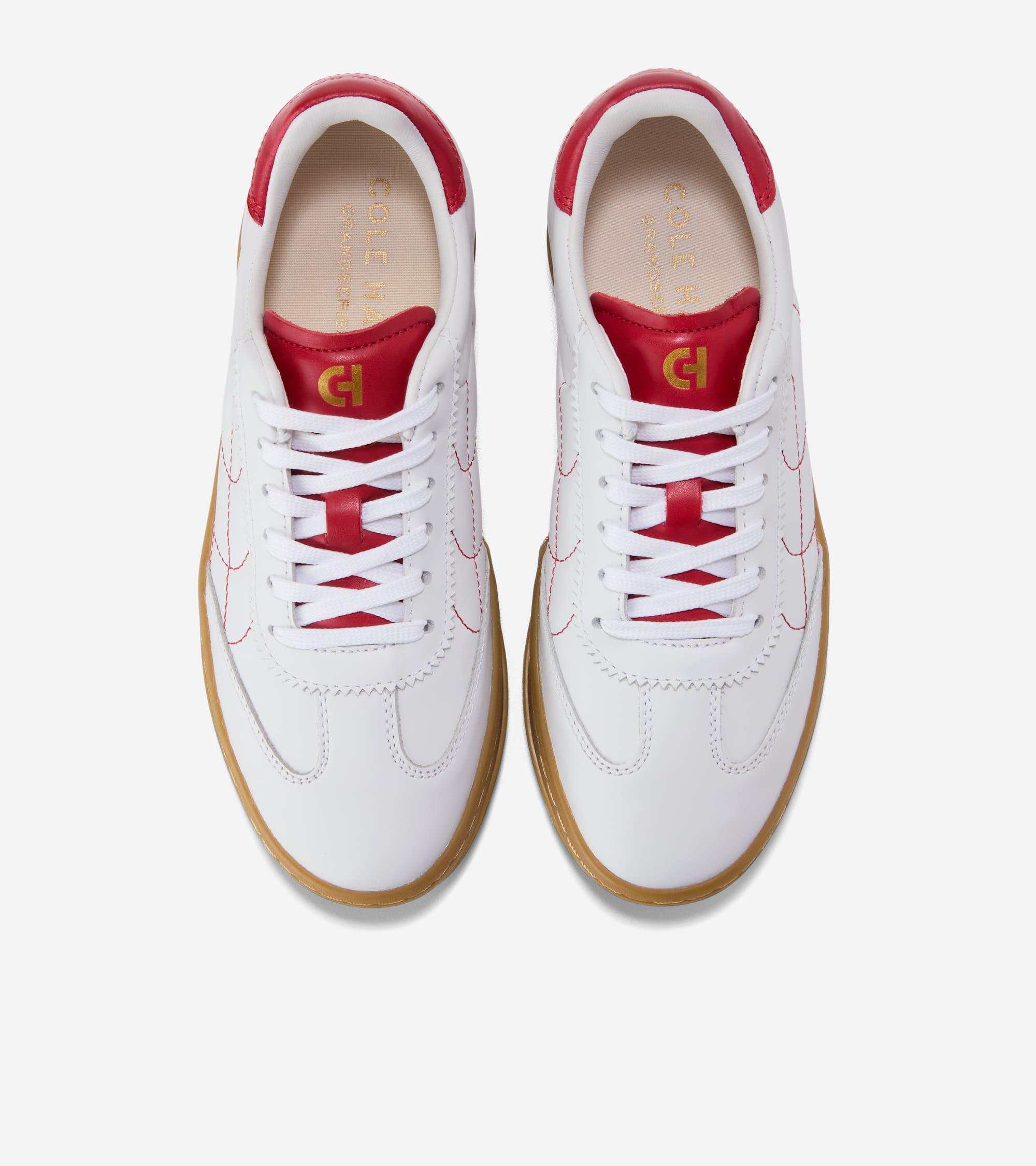 Women's Hooded Trench Coat in Red | Cole Haan Product Image